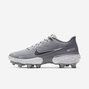 Crampon Baseball Nike Alpha Huarache Elite 3 Low MCS Grise 0962-147 Light Solar Flare Heather/Particle Grey/White/Iron Grey Femme | AZO-46010575